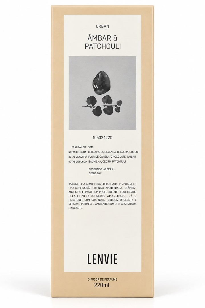 DIFUSOR PERFUME AMBAR/PATCHOULI 