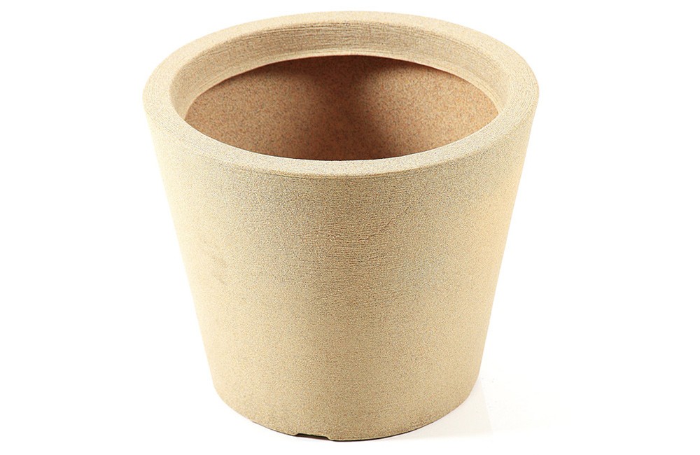 Vaso Cone Baixo Areia 1 (37,5x31,5x27)