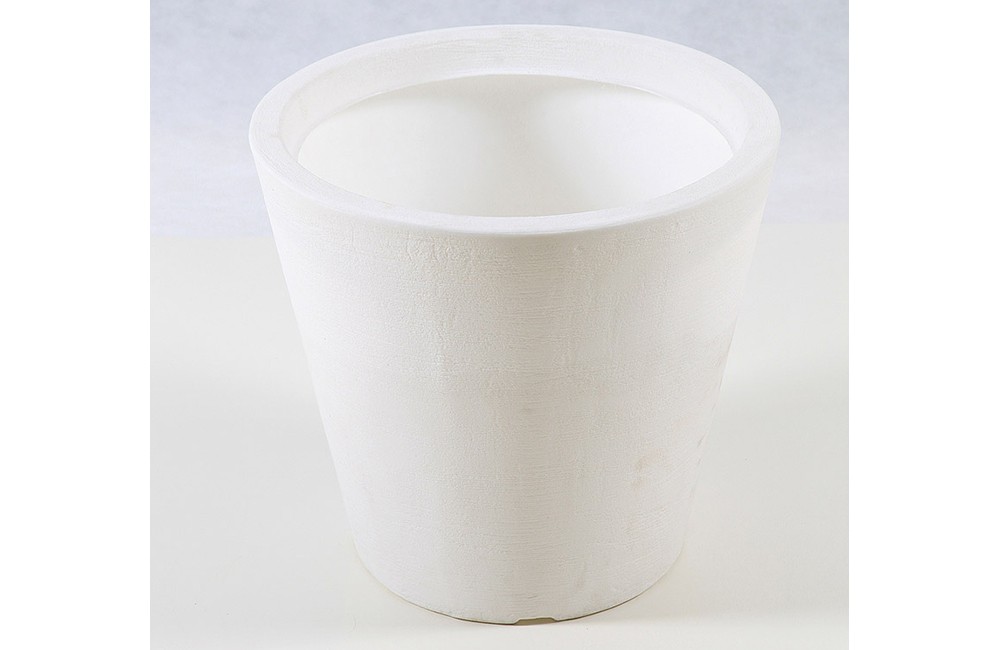 Vaso Cone Baixo Branco 2 (41x37)