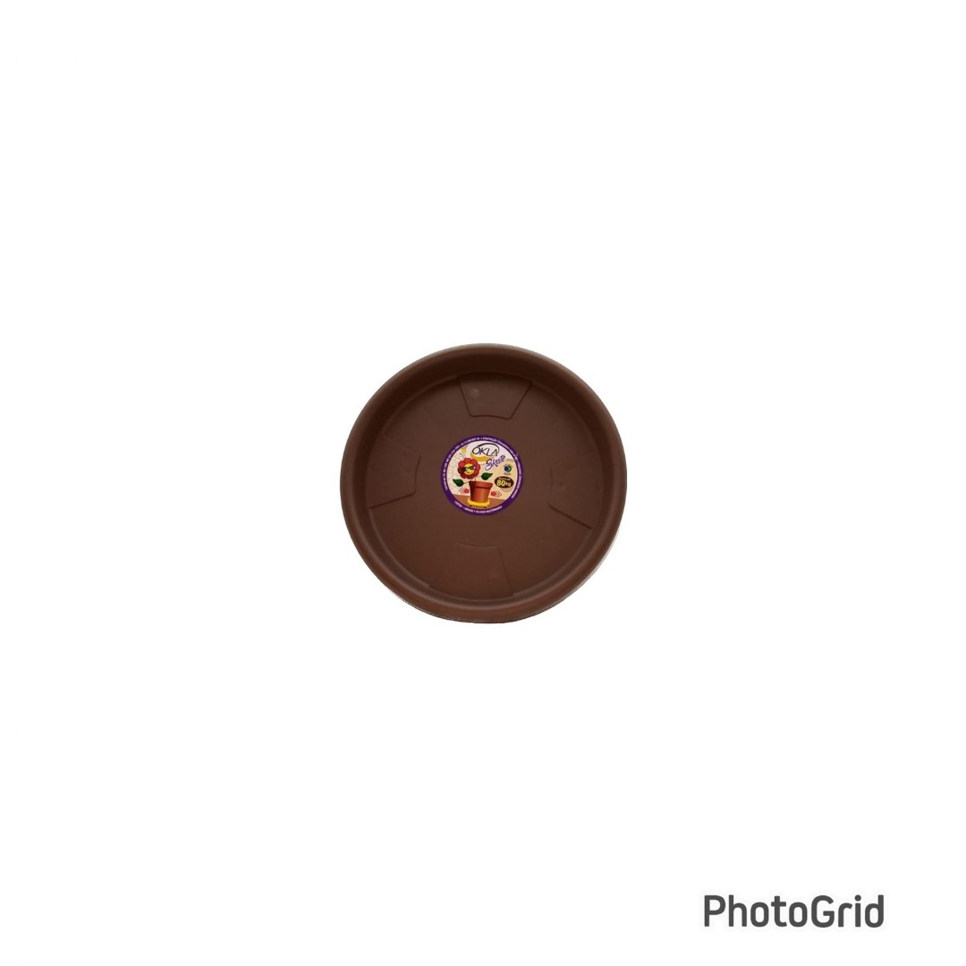 PRATO COM RODAS TABACO (30CM)