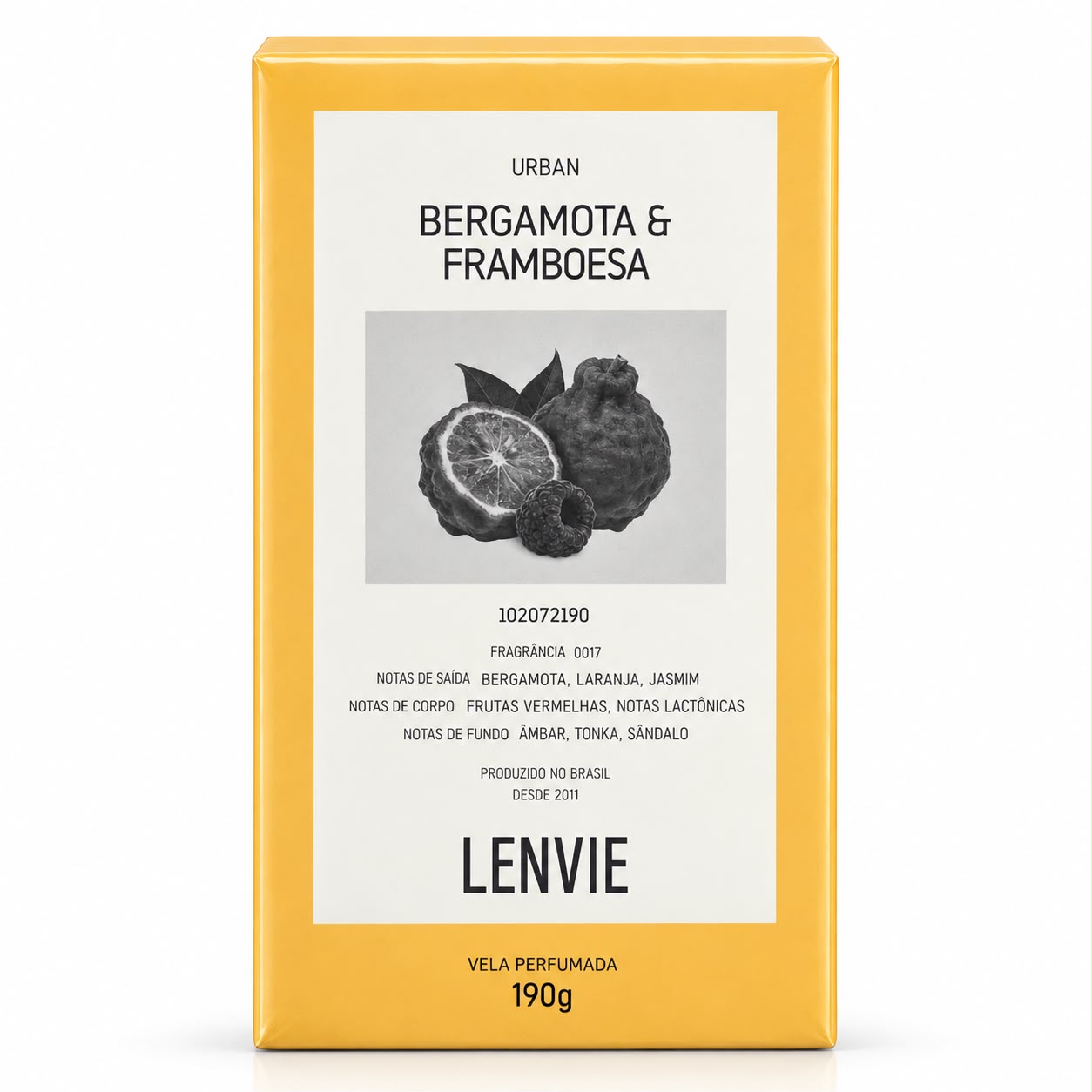 VELA POTE BERGAMOTA/FRAMBOESA 190G LP 