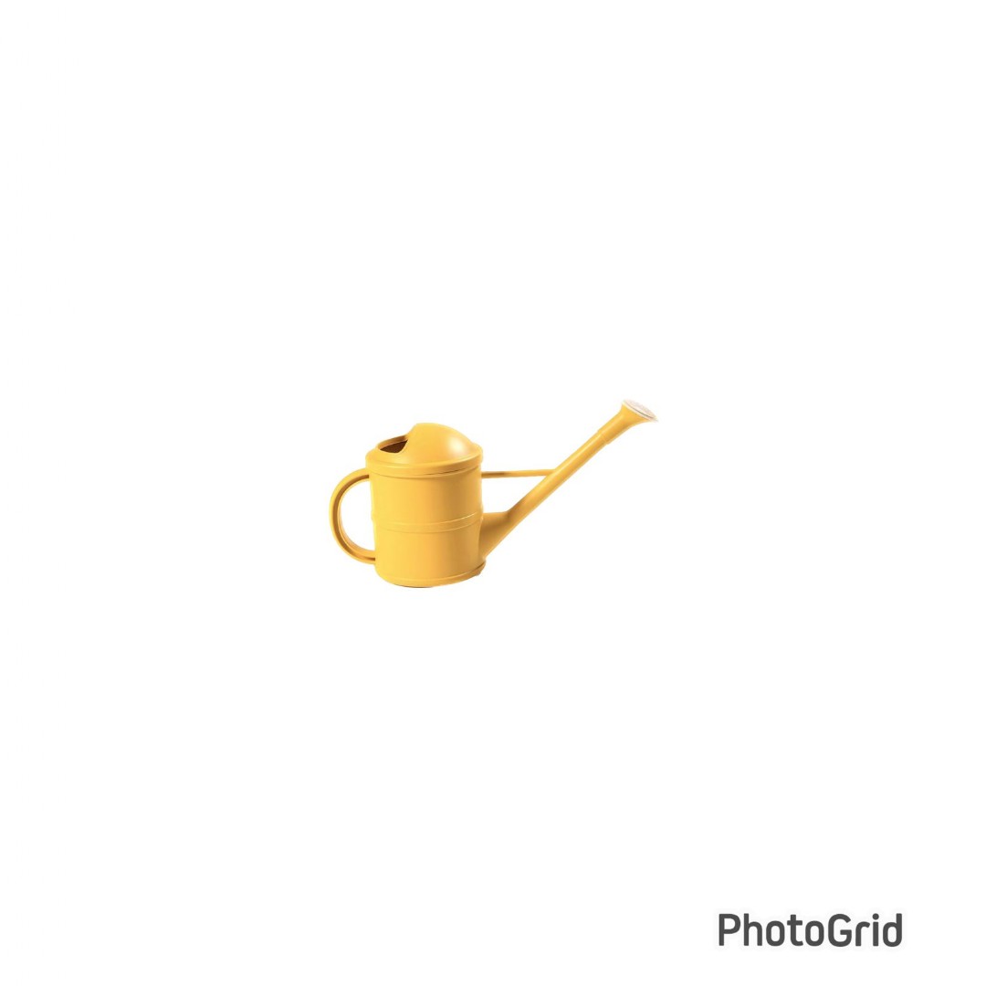 Regador Plástico (1,5L) Amarelo ou Cores Variadas