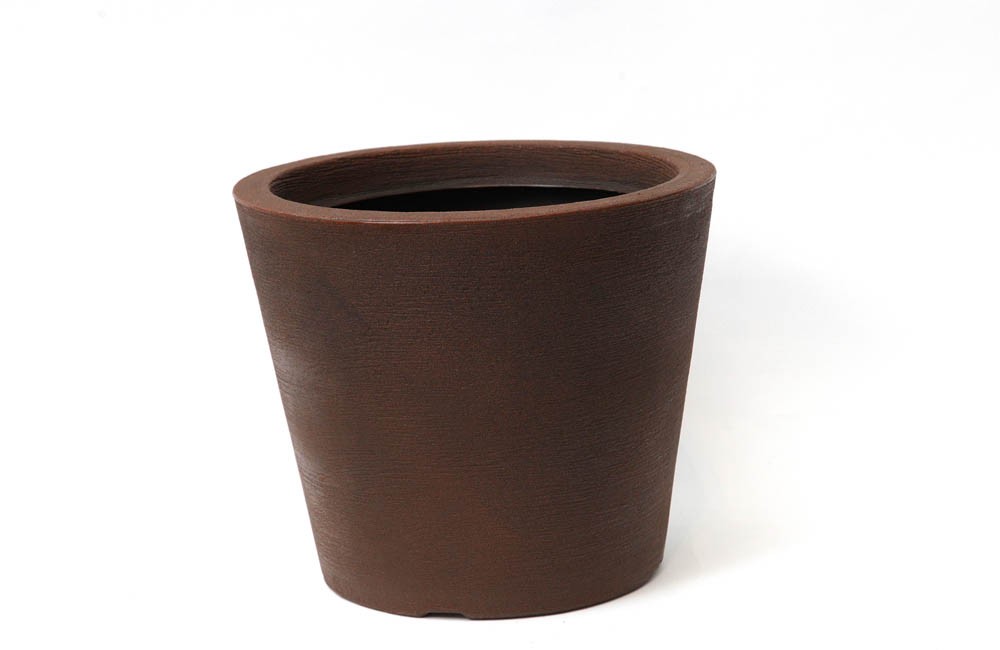 Vaso Cone Marrom 1 Polietilenon (37,5x31,5x27)