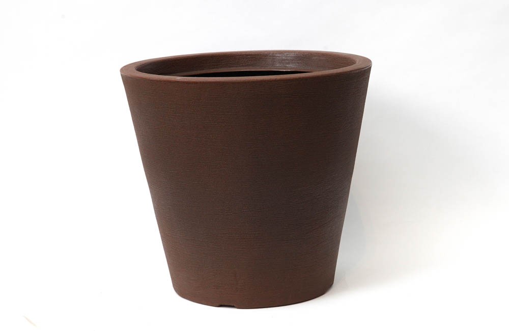 Vaso Cone Marrom 2 Polietileno (45x41x30)