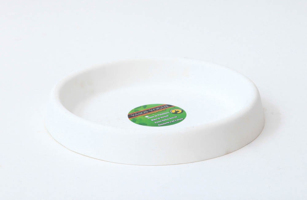 Prato Redondo 1 Branco (23cm)
