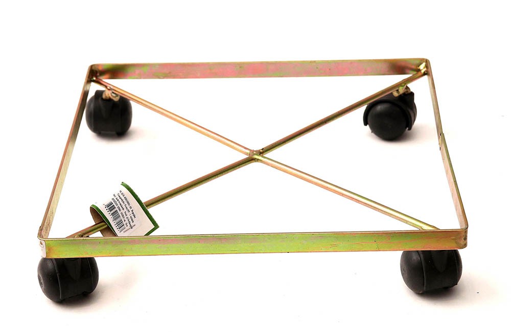 Rodizio / suporte Quadrado Ferro Dourado (30x30)