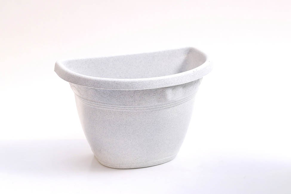 vaso parede plástico 23 granito (24x17x17)