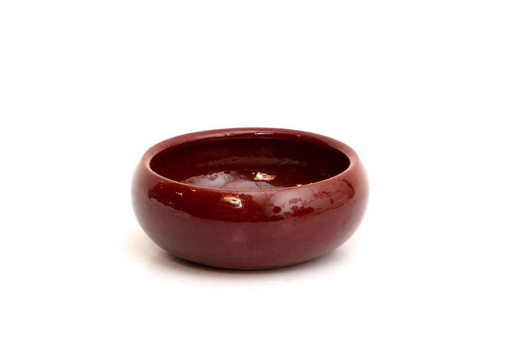 Cuia Cerâmica Vermelho Ruby 1 (15x06)