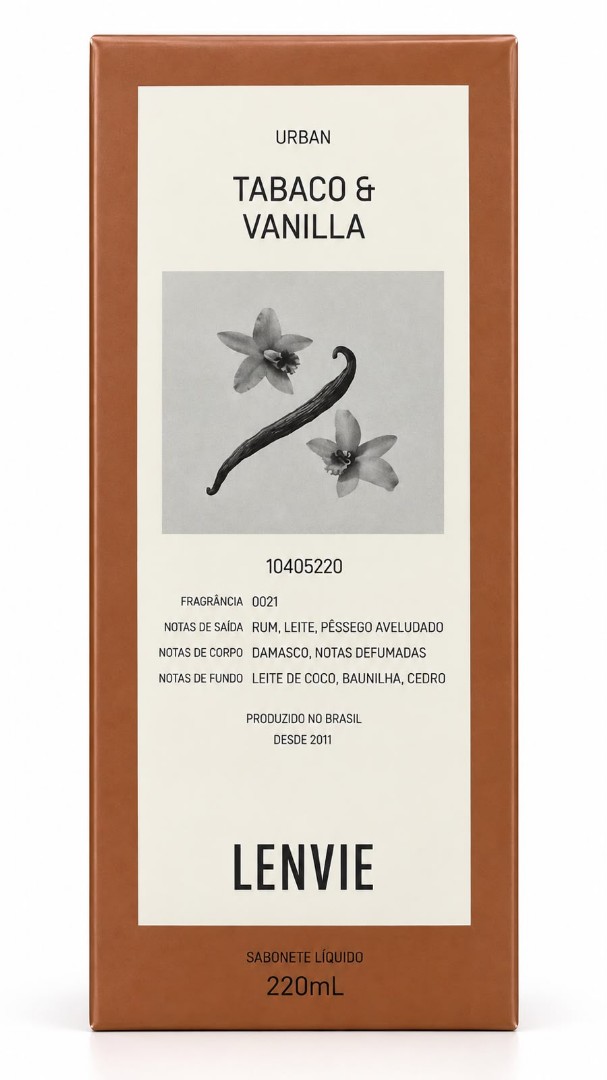 SABÃO LIQUÍDO TABACO AMP VANILLA 220ML 