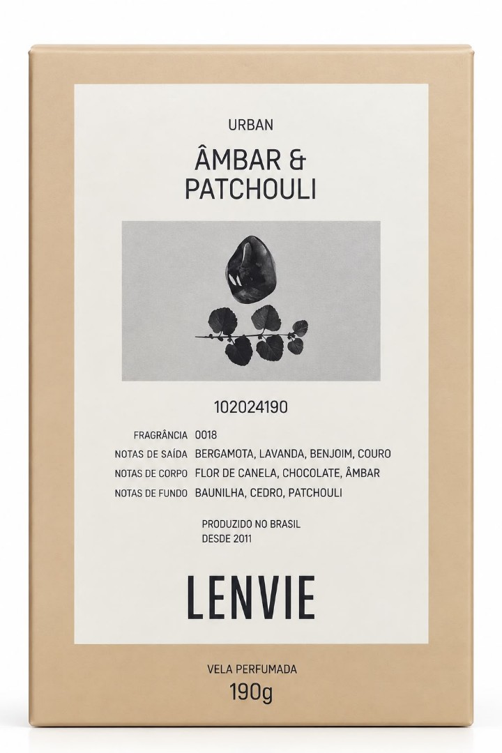 VELA POTE AMBAR/PATCHOULI 190G LP