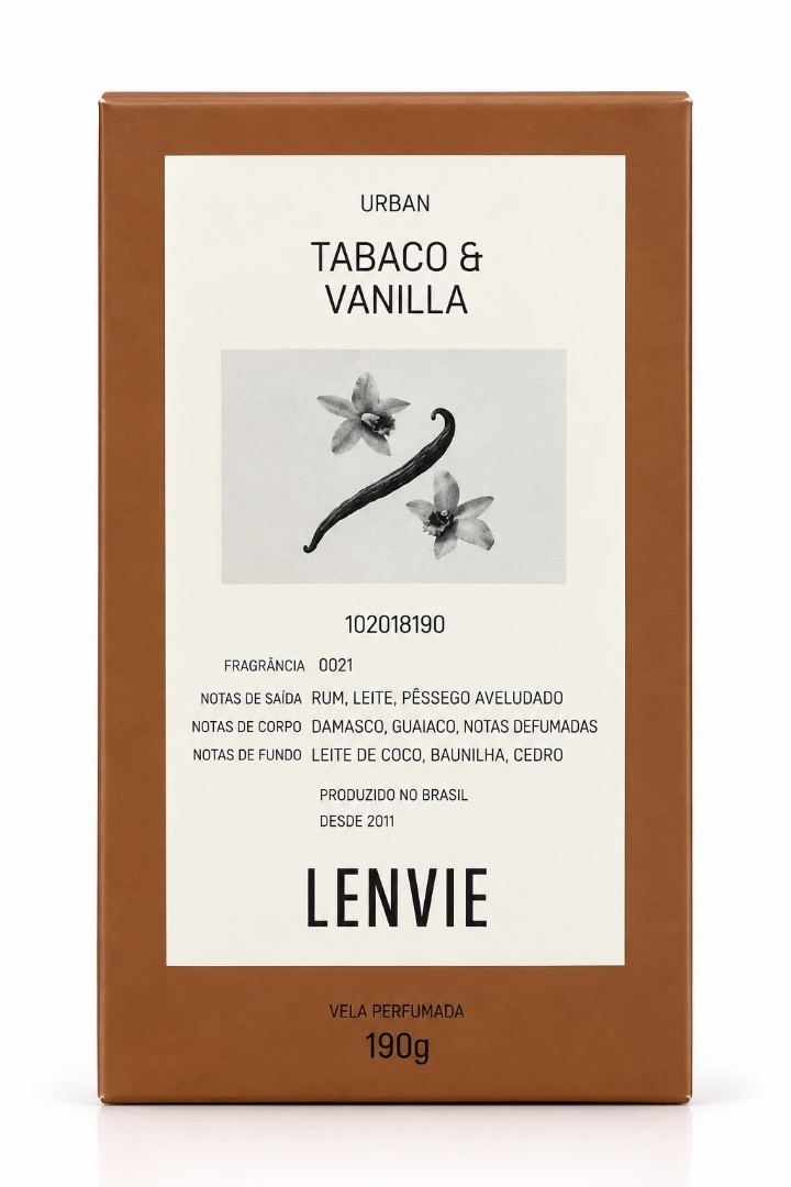 VELA PERFUME TABACO AMP VANILLA 190G LP